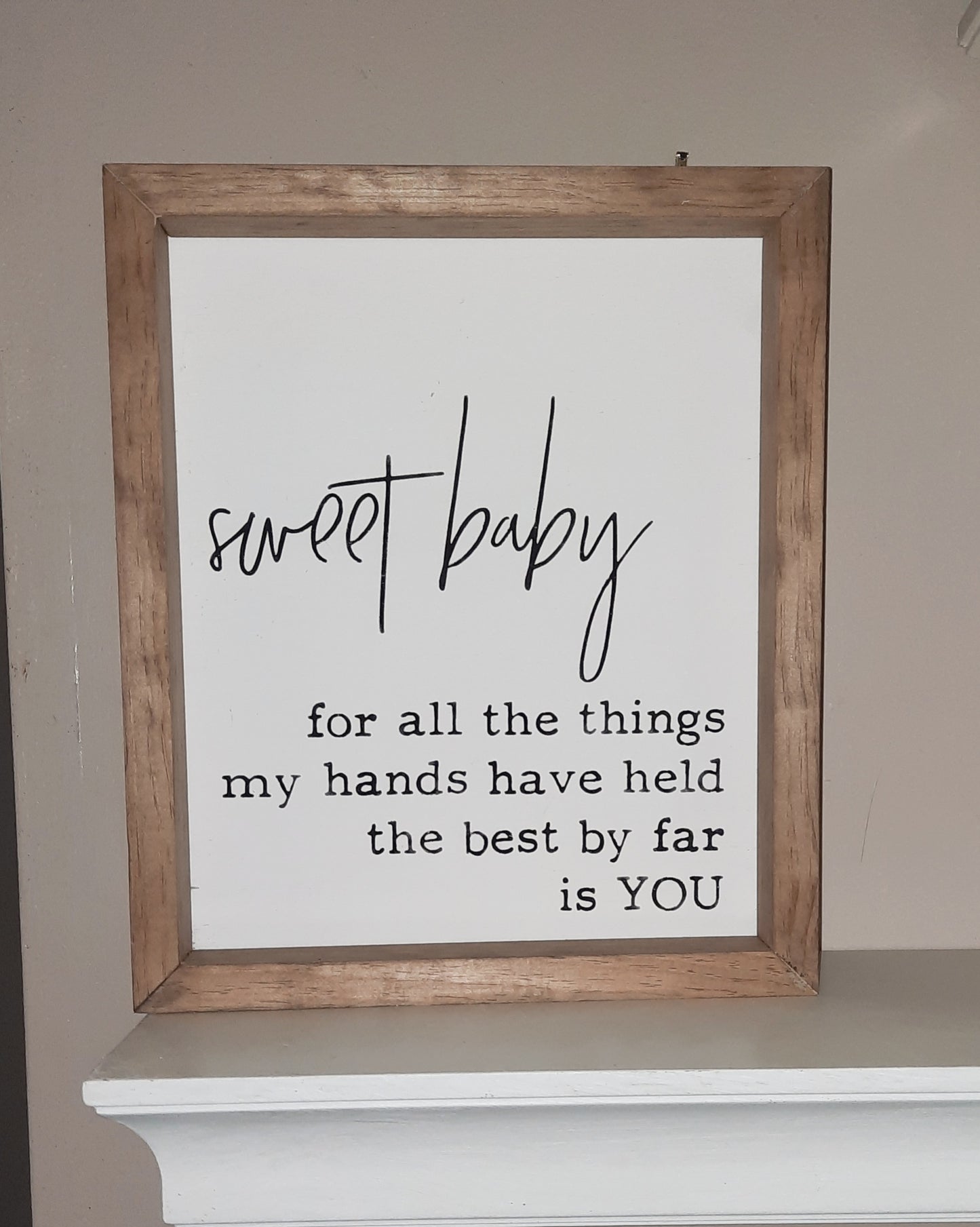 Sweet baby sign