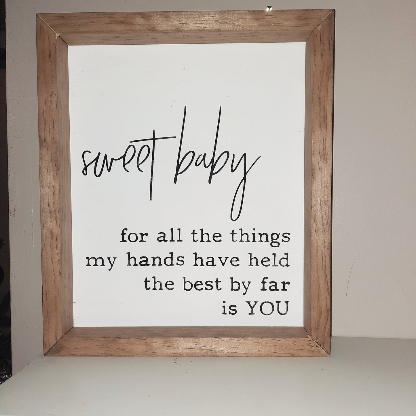 Sweet baby sign