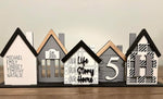 Mini House Decorative Sitter Bunch