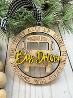 Bus Driver Appreciation Ornaments