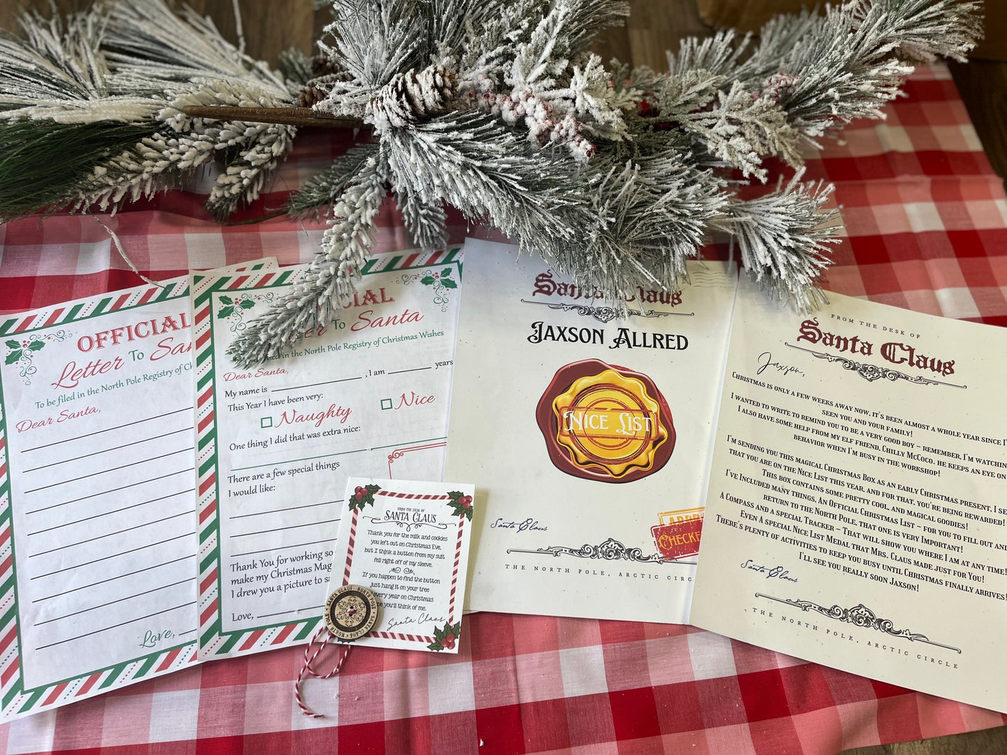 PERSONALIZED OFFICIAL SANTA LETTERS