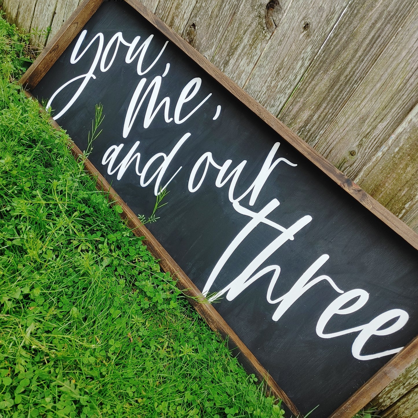You, me, and our 3 sign