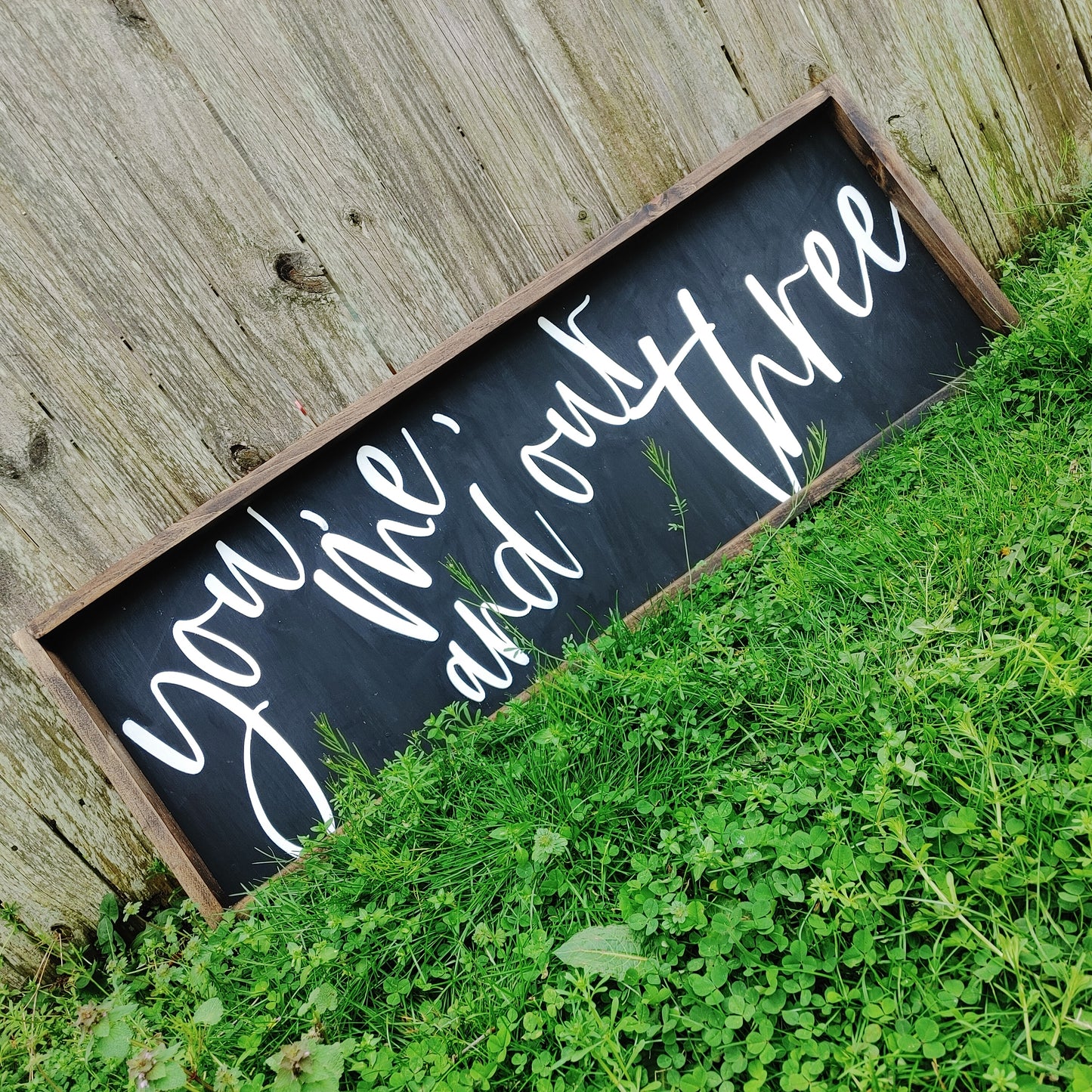 You, me, and our 3 sign