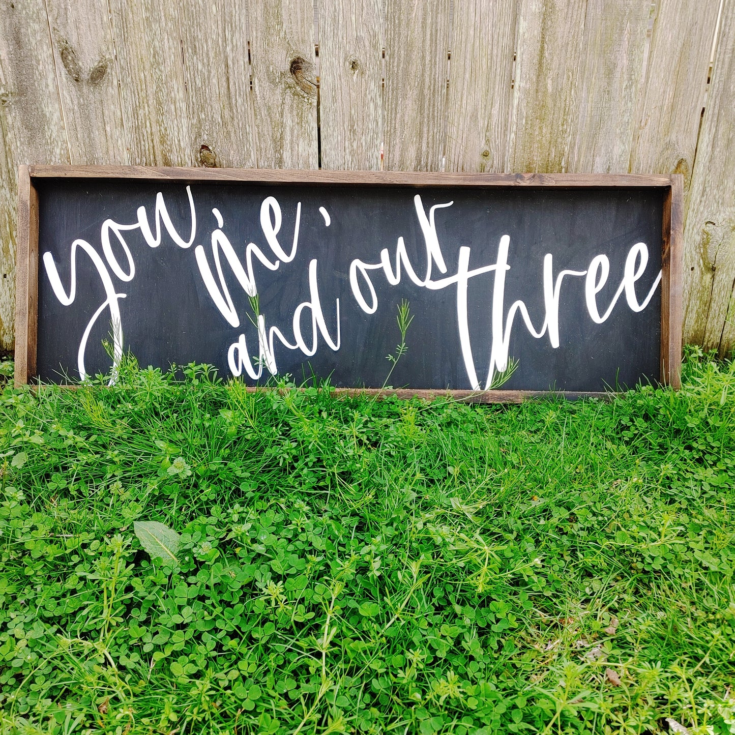 You, me, and our 3 sign