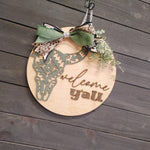 AZTEC SKULL DOOR HANGER