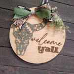 AZTEC SKULL DOOR HANGER