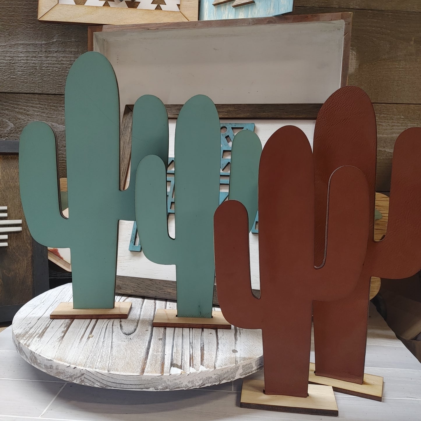 Leather Faced Cactus Sitters