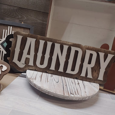 Western Laundry Sign