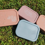 PERSONALIZED SILICONE BENTO STYLE LUNCH BOXES