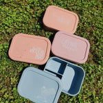 PERSONALIZED SILICONE BENTO STYLE LUNCH BOXES