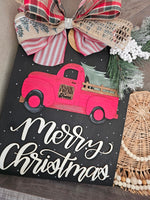 XXL CHRISTMAS TRUCK DOOR HANGER -- RTS