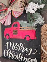XXL CHRISTMAS TRUCK DOOR HANGER -- RTS