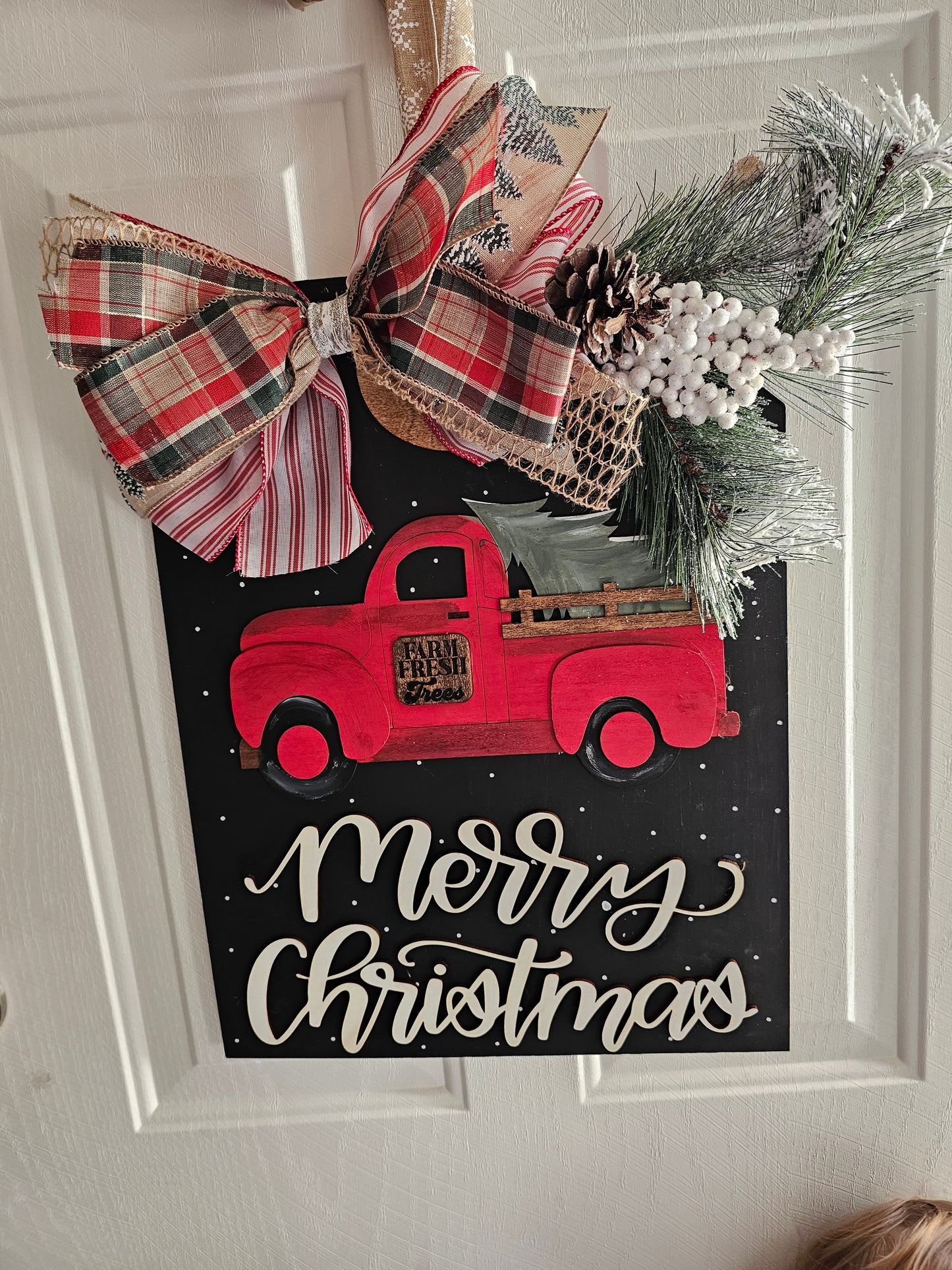 XXL CHRISTMAS TRUCK DOOR HANGER -- RTS