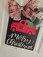 XXL CHRISTMAS TRUCK DOOR HANGER -- RTS