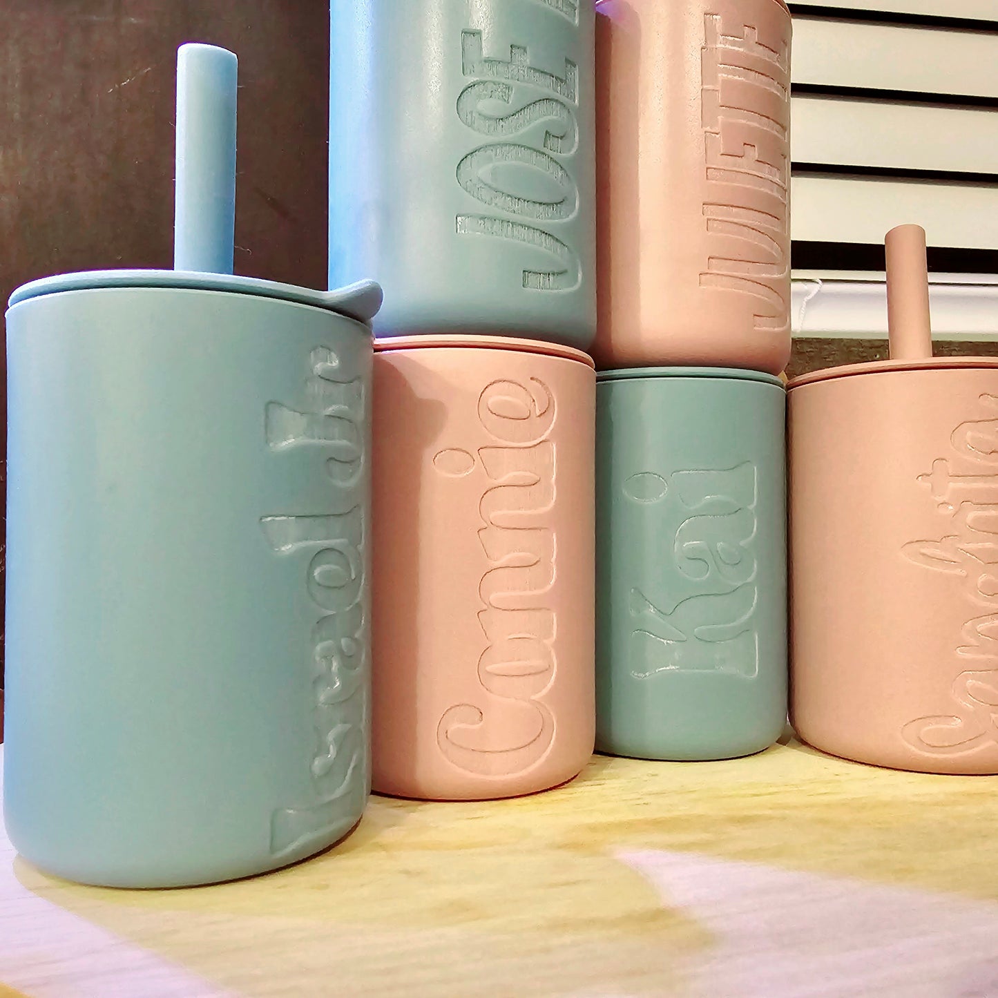 Personalized 8 or 16 oz SILICONE TUMBLER