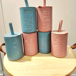 Personalized 8 or 16 oz SILICONE TUMBLER