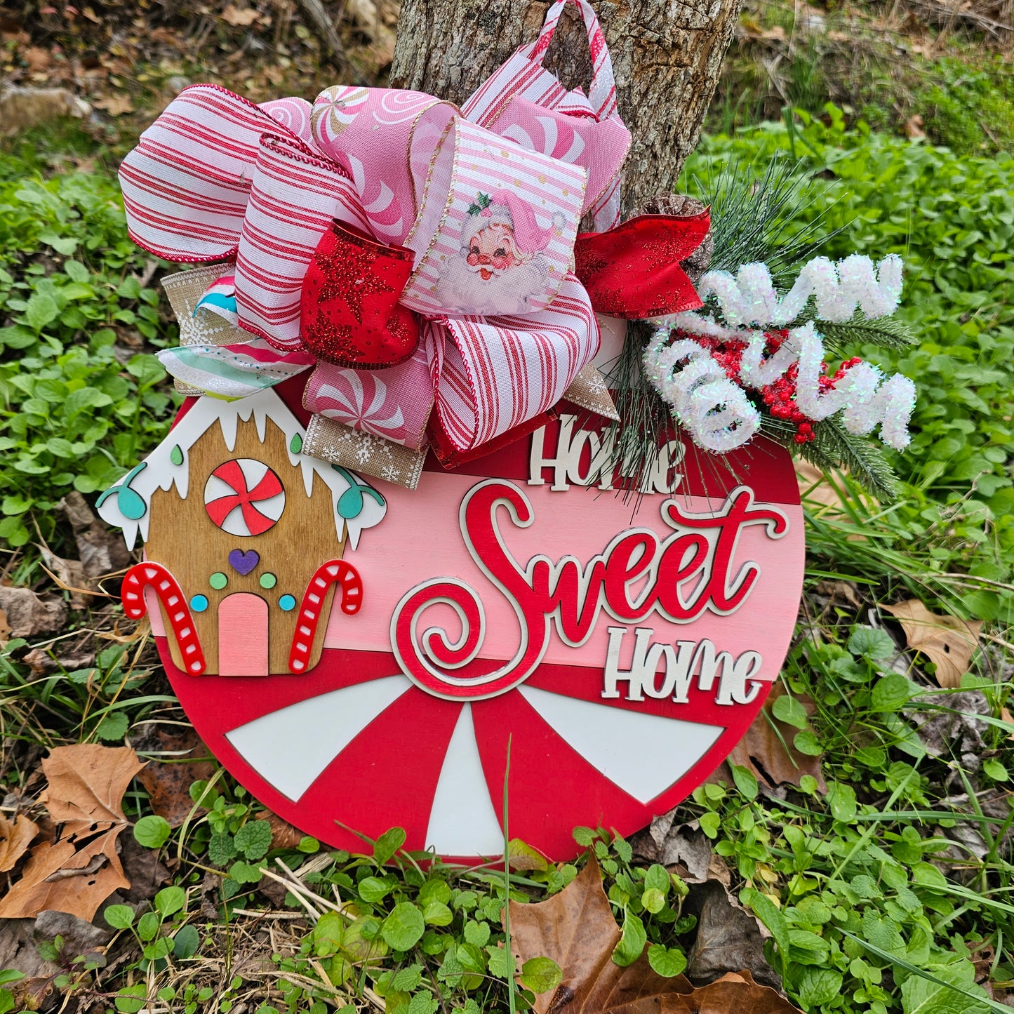 Ready to Ship -- Home Sweet Home Gingerbread Hanger