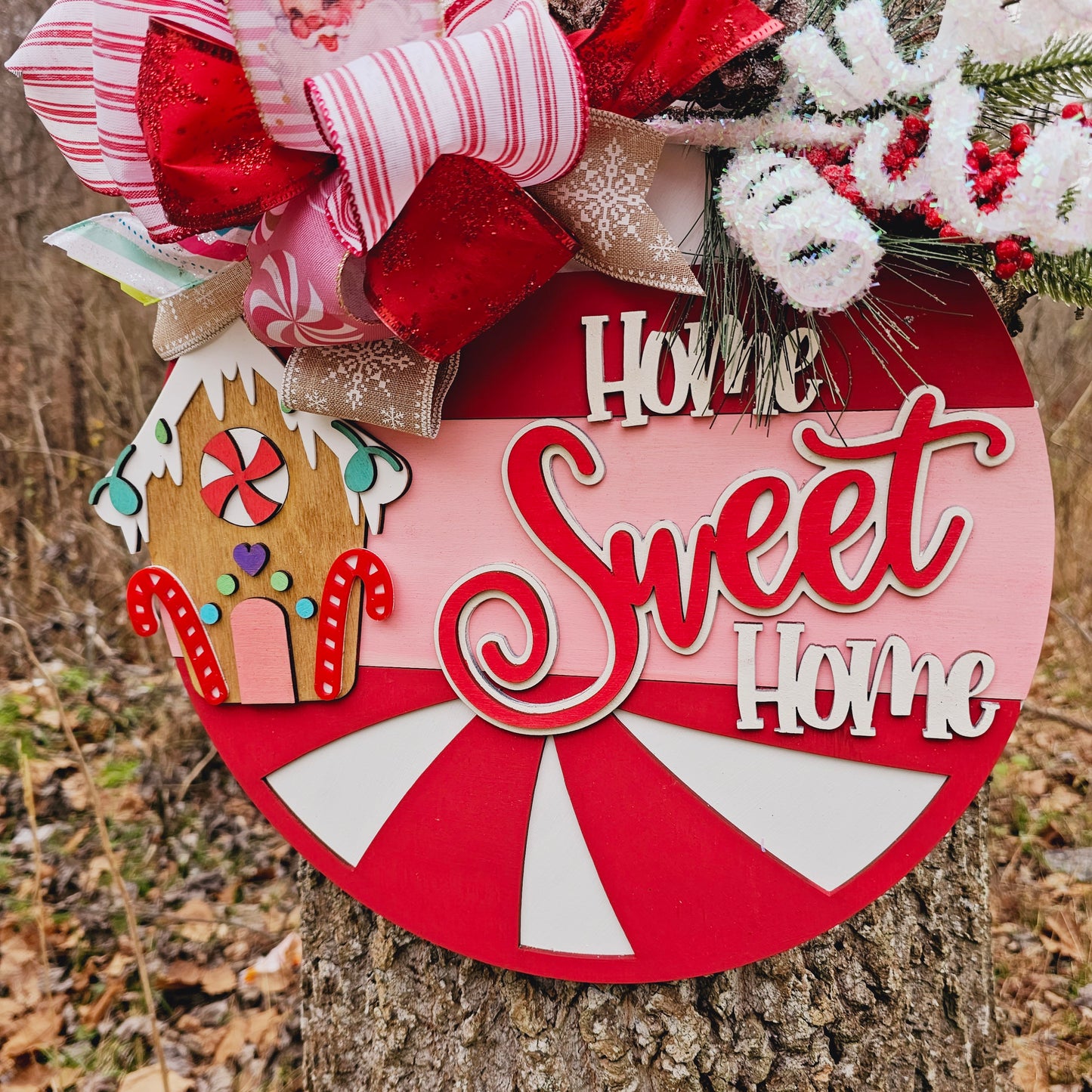 Ready to Ship -- Home Sweet Home Gingerbread Hanger