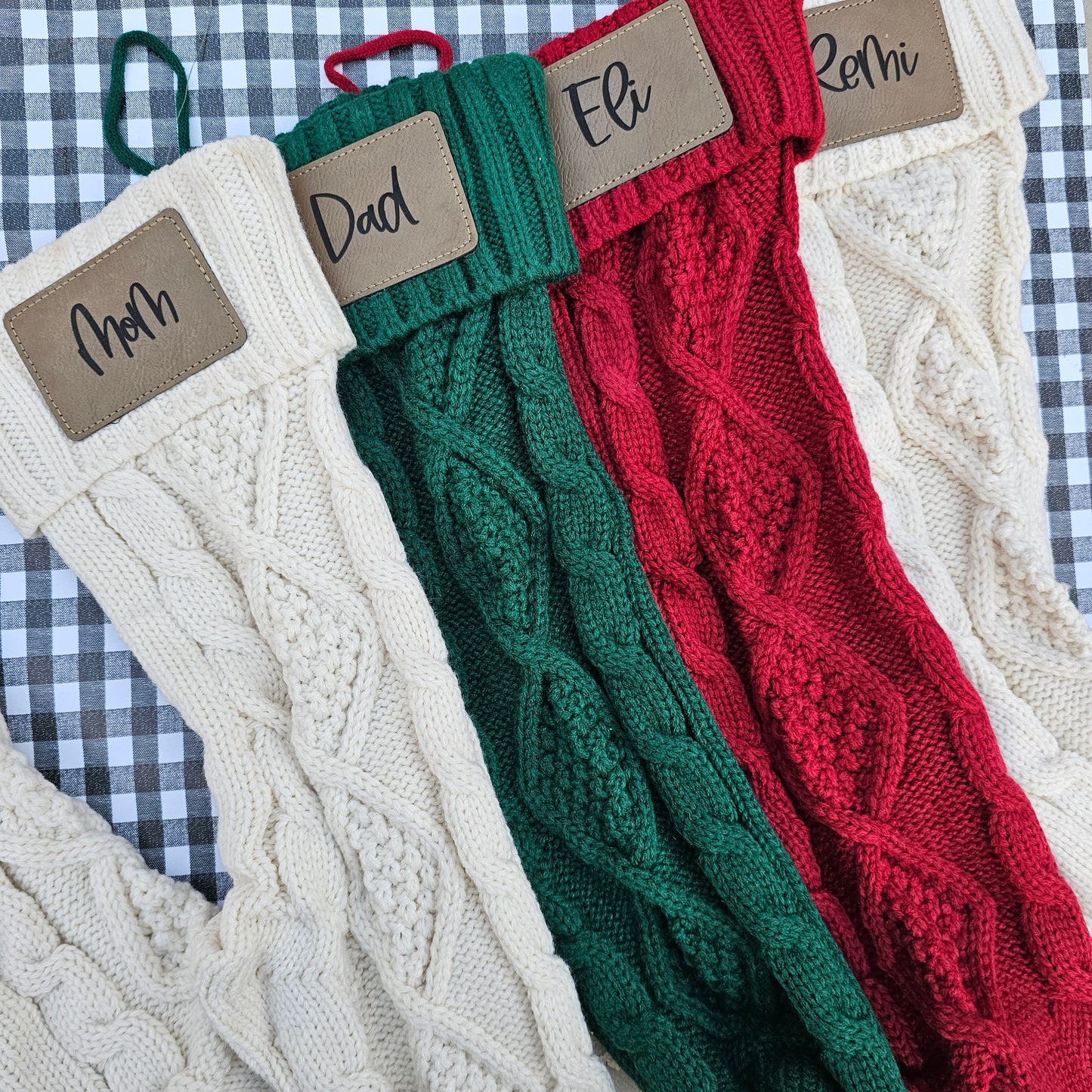 Personalized Cable Knit Stocking - 18"