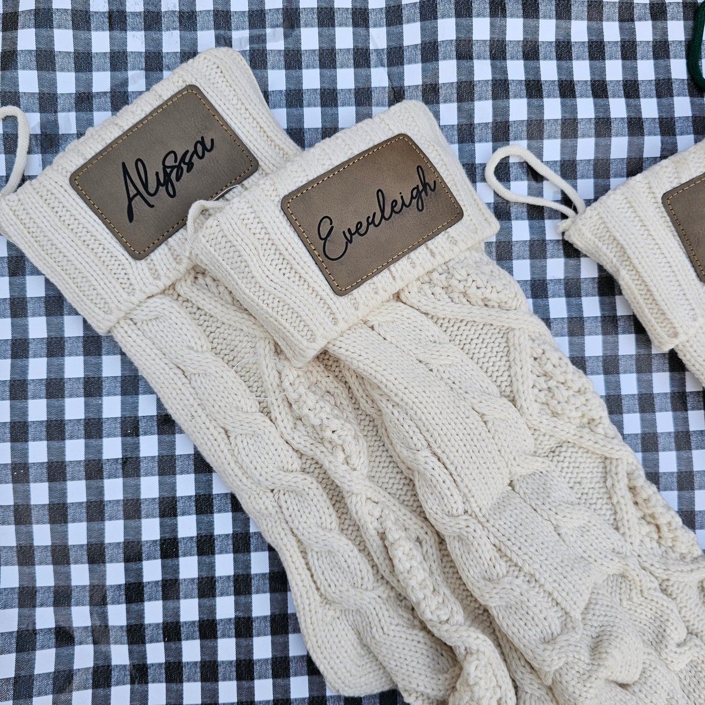 Personalized Cable Knit Stocking - 18"