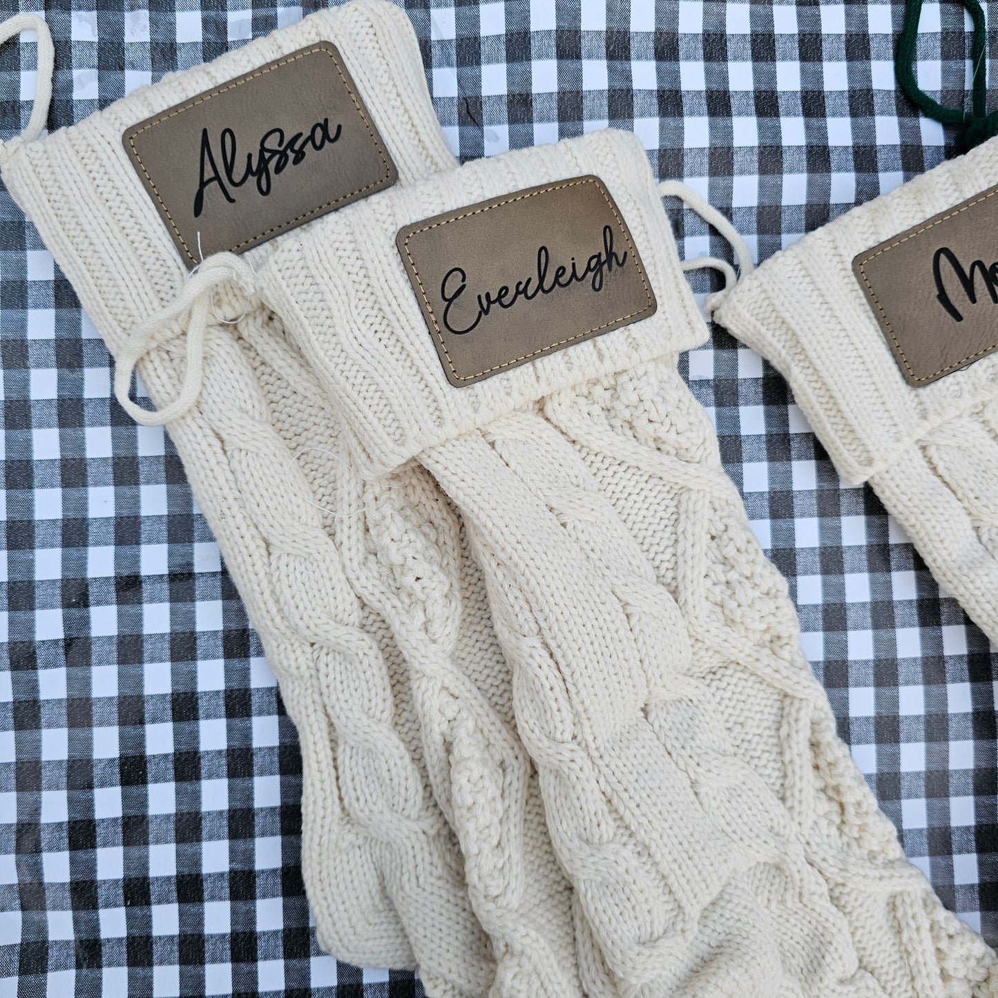 Personalized Cable Knit Stocking - 18"