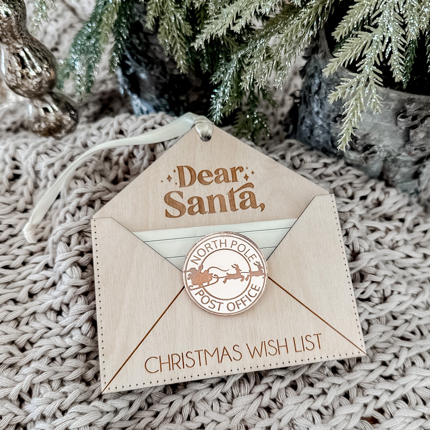 Santa Letter Personalized Ornament