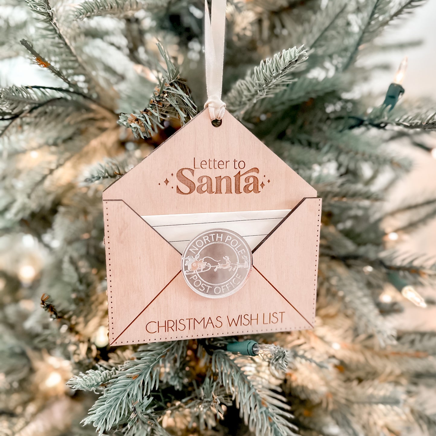 Santa Letter Personalized Ornament