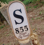 Oval Address Signs