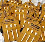 Golf Tee Holders + Golf Bag TAG