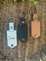 Leather Photo Keeper Keychain