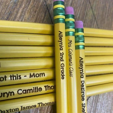 TICONDEROGA PERSONALIZED ENGRAVED PENCIL SETS