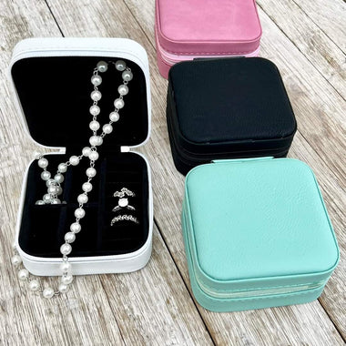 Leather Travel Jewerly Boxes