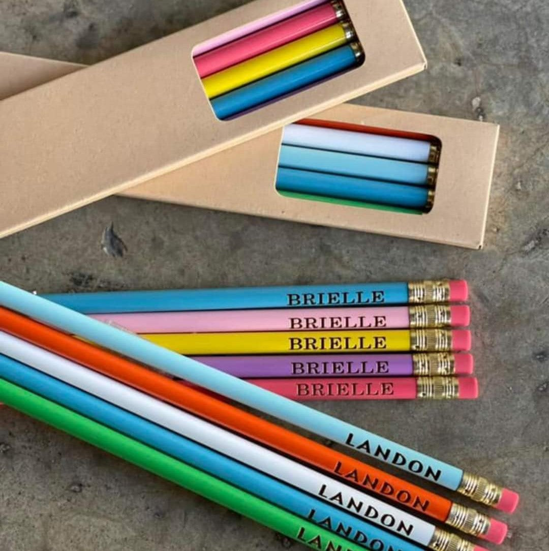 Engraved Custom Pencils