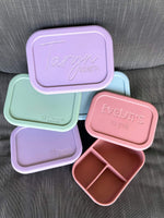 PERSONALIZED SILICONE BENTO STYLE LUNCH BOXES