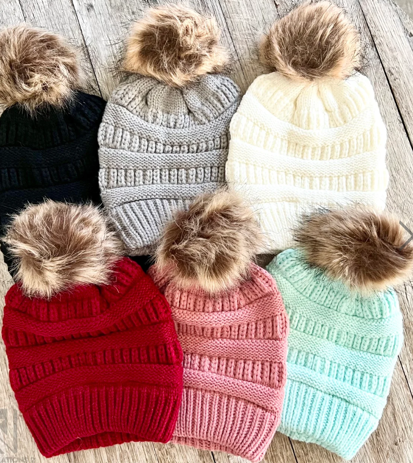 PERSONALIZED POM BEANIE