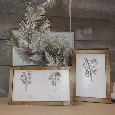 🚨Flash Deal🚨Birth Flower Personalized Sign