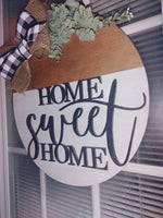 Home Sweet Home 3D Door Hanger