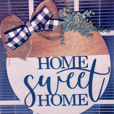Home Sweet Home 3D Door Hanger