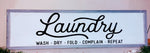 10x36" Large Laundry Sign