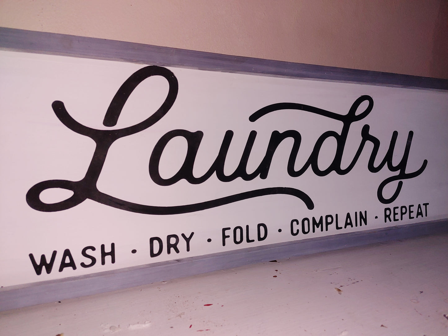 10x36" Large Laundry Sign