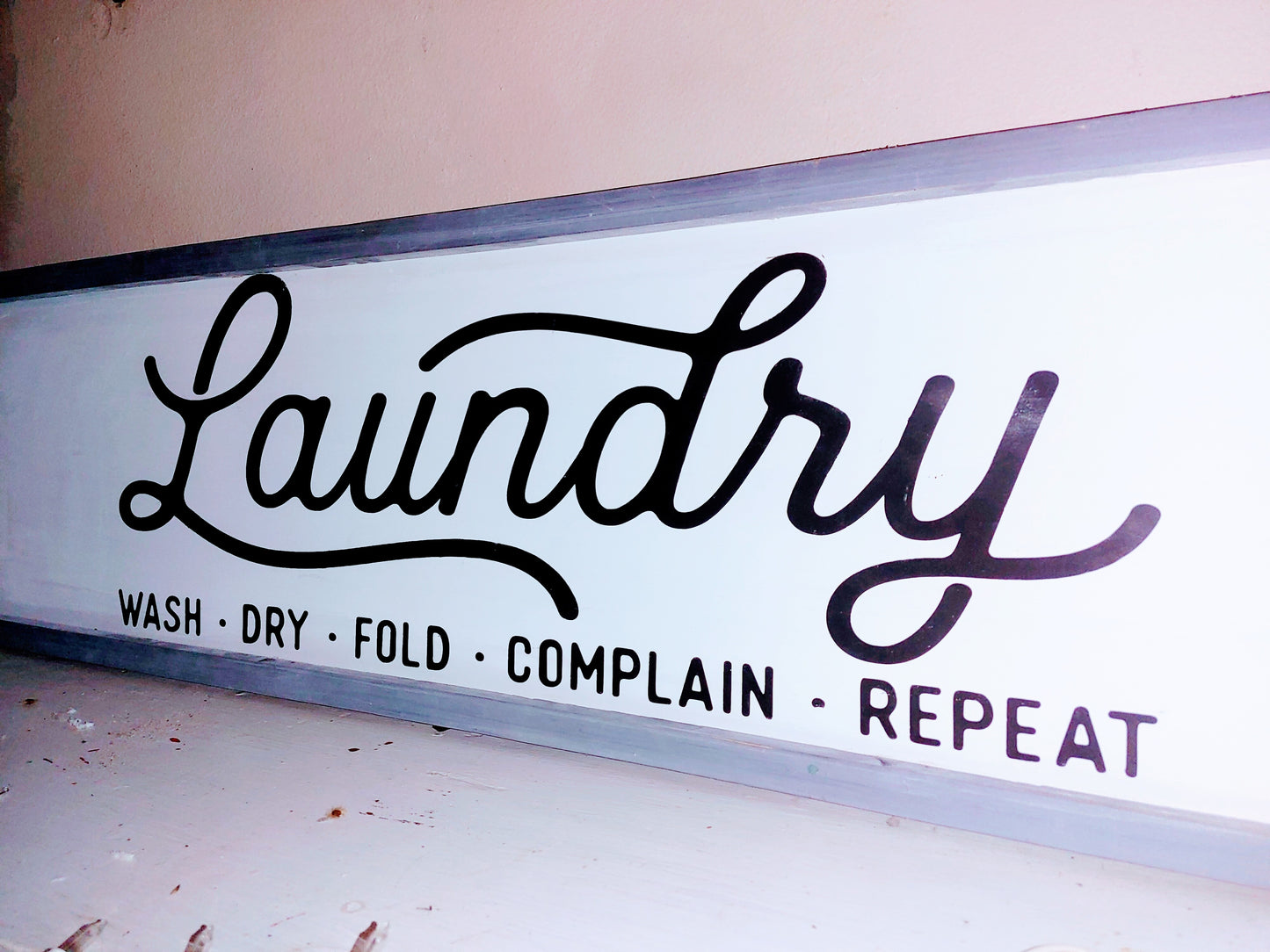 10x36" Large Laundry Sign