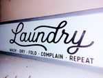 10x36" Large Laundry Sign