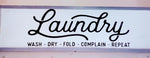 10x36" Large Laundry Sign