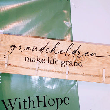 Grandchildren Make Life Grand Brag Board