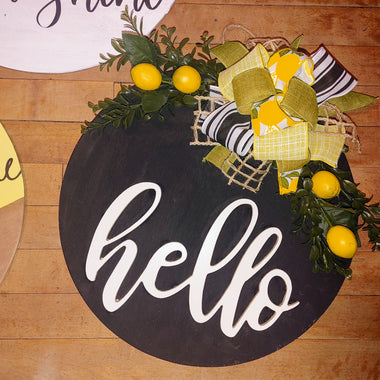 RTS lemon door sign