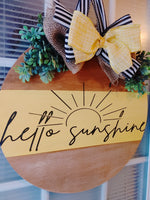 Hello Sunshine Door Hanger
