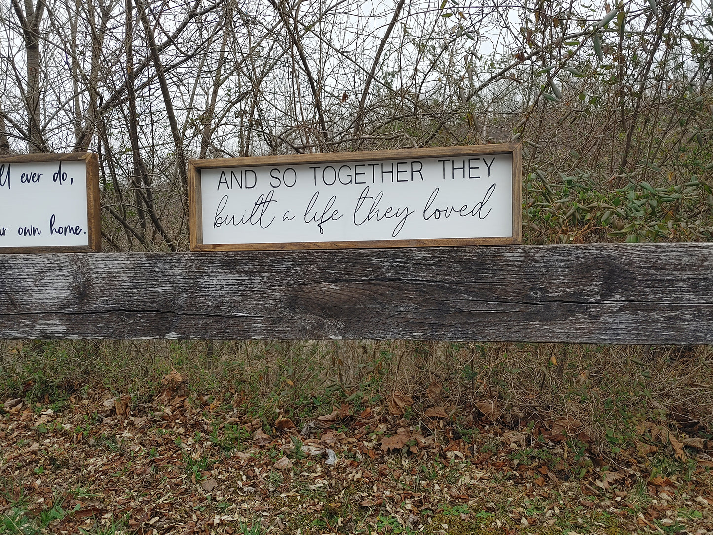 Together they built a life they loved