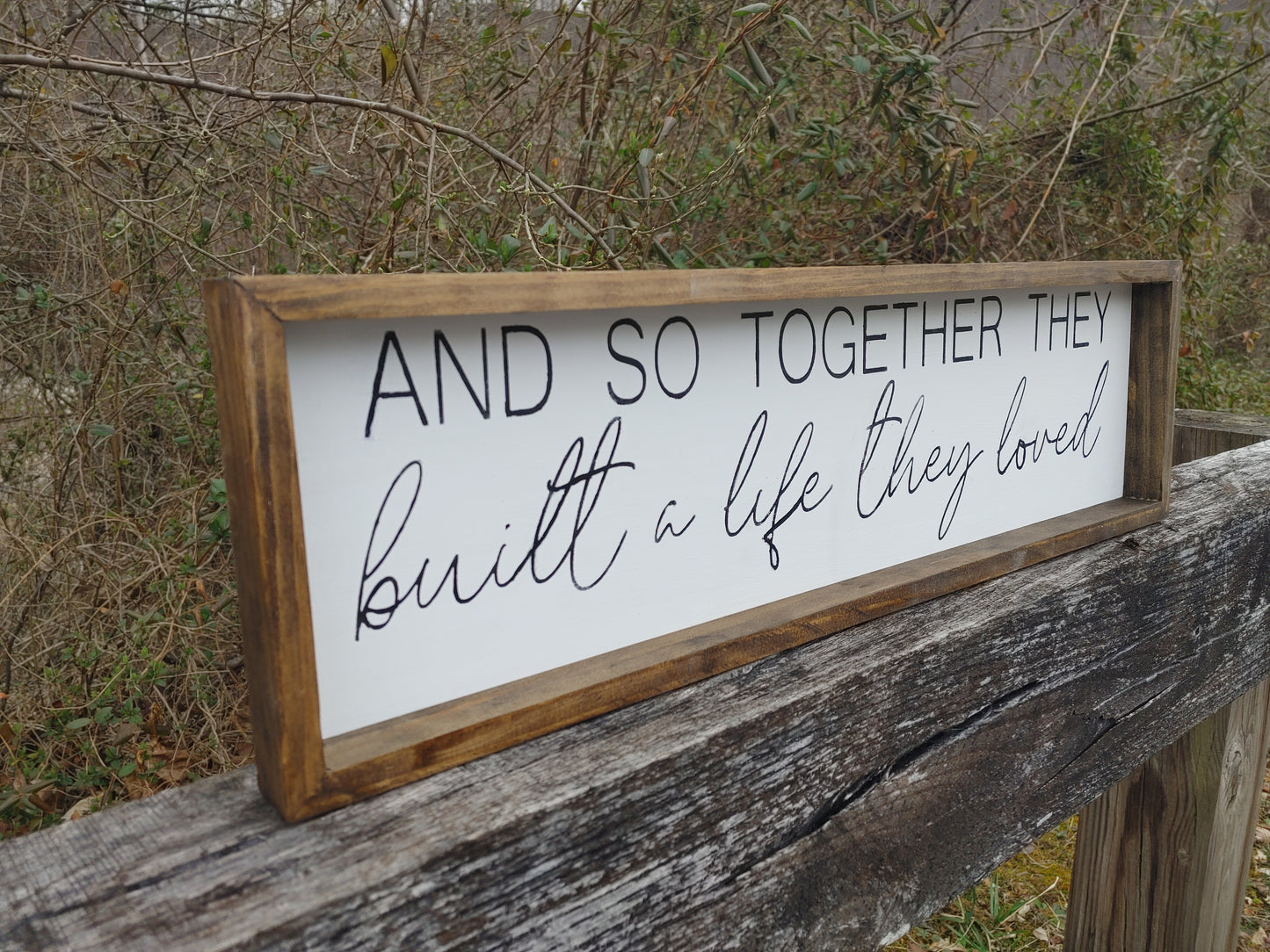 Together they built a life they loved