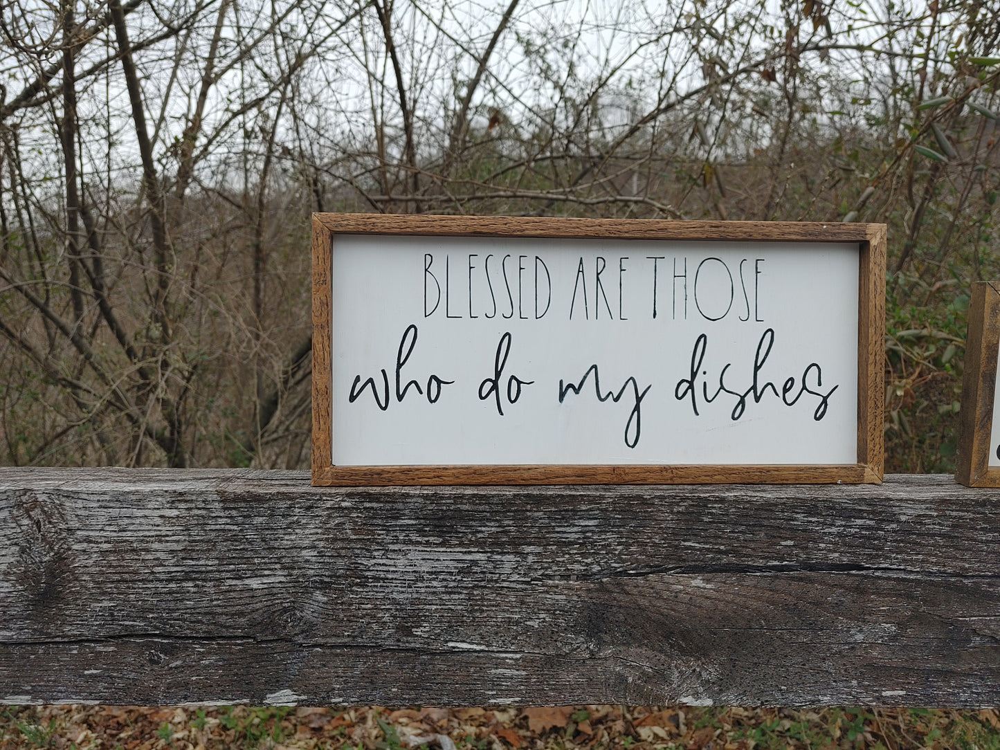 Blessed Are Those Who Do My Dishes