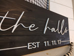 3D Name & Date Signs